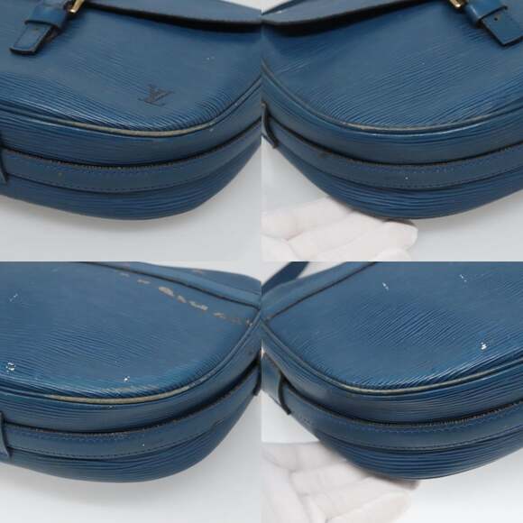 LOUIS VUITTON Epi June Feuille Shoulder Bag Blue M52155 - Picture 10 of 13